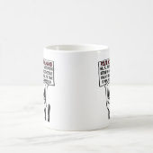 Funny Cat Quarantine Geschenk. Lockdown Novelty Kaffeetasse (Mittel)