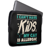 Funny cat quote gift laptopschutzhülle (Vorne Rechts)