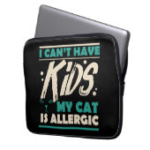 Funny cat quote gift laptopschutzhülle (Vorderseite Links)