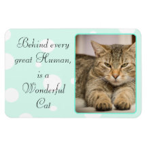 Funny Cat Quotes Aquamarines Personalisiertes Magn