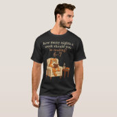 Funny Cat Reading 6-7 Meme Englieacher Book Lover T-Shirt (Vorne ganz)