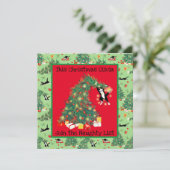 Funny Cat Regret Nothing Custom Flat Greycard Karte (Stehend Vorderseite)