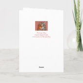 Funny Cat RestCancer Support Karte (Rückseite)