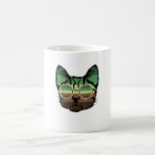Funny Cat Retro Kaffeetasse (Mittel)