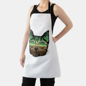 Funny Cat Retro Schürze (InSitu)