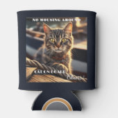 Funny Cat Sailor Nautical Dosenkühler (Rückseite)