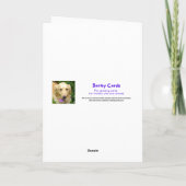 Funny Cat Santa I erklärt alles Weihnachten Karte (Rückseite)