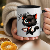 Funny Cat Sarcastic Animal Quote Coffee Verwandlungstasse