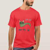 Funny Cat Schlange T-Shirt (Vorderseite)