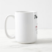 Funny cat script Mug Kaffeetasse (Links)