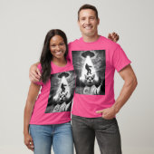 Funny Cat Selfie Flying Alien Ufo Abduction Bigfoo T-Shirt (Unisex)