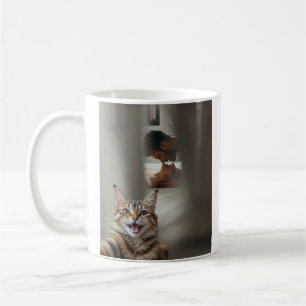 Funny Cat Selfie Kaffeetasse