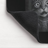 Funny Cat Selfie mit Ghost Halloween erschreckt Cr Mousepad (Ecke)