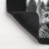 Funny Cat Selfie mit Ghosts Halloween Costume Day Mousepad (Ecke)