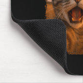 Funny Cat Selfie mit Lion Cat Meme für Männer Frau Mousepad (Ecke)