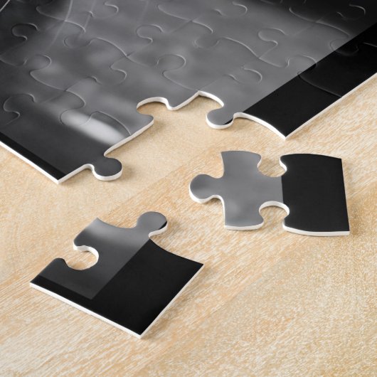 Funny Cat Selfie mit UFO Alien Drones Puzzle (Seite)