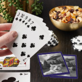 Funny Cat Selfie mit UFO Alien Drones Spielkarten (In Situ)