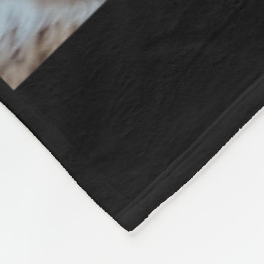 Funny Cat Selfie mit Weihnachten Fleecedecke (Ecke)