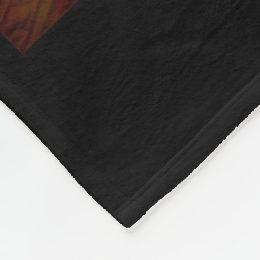 Funny Cat Selfie Santa Claus Eating Cookies Christ Fleecedecke (Ecke)