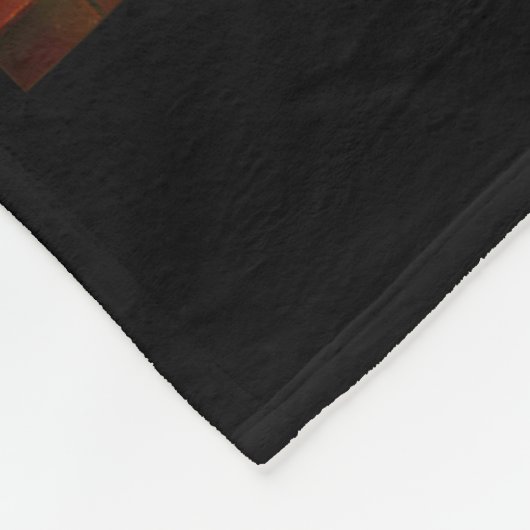 Funny Cat Selfie With Alien Ufo Christmas Lights S Fleecedecke (Ecke)