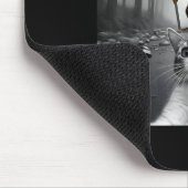 Funny Cat Selfie With Bigfoot 67 Six Seven Meme Me Mousepad (Ecke)