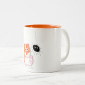 Funny Cat Serie Service Table Tasse von ORDesigns. (VorderseiteRechts)