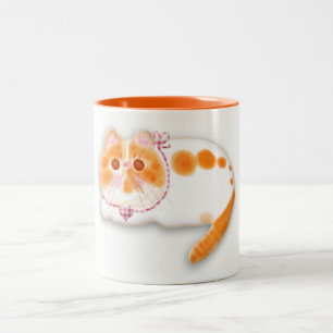 Funny Cat Serie Service Table Tasse von ORDesigns.