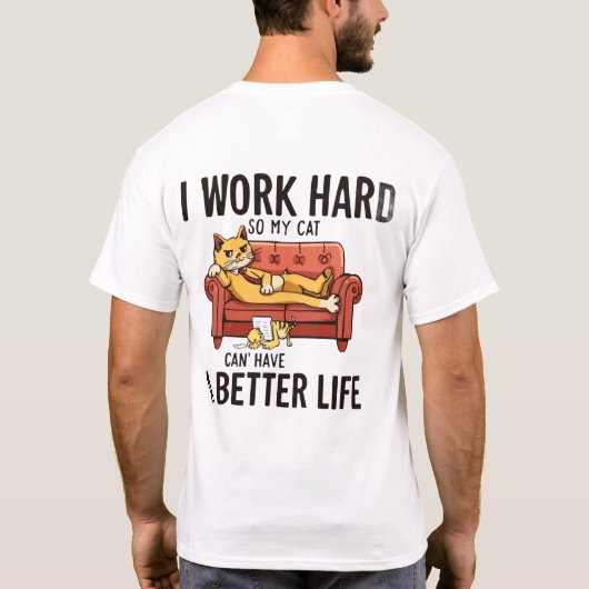 Funny Cat Shirt (Rückseite)