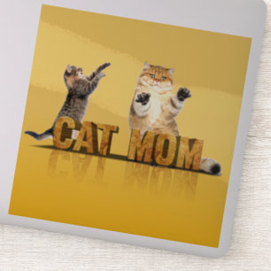 Funny Cat Shirt   Katzenmama   Katzenmami Aufkleber