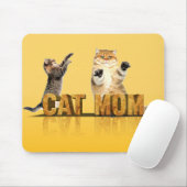 Funny Cat Shirt | Katzenmama | Katzenmami Mousepad (Mit Mouse)