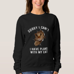 Funny Cat Shirt Sorry, dass ich keine Pläne habe m