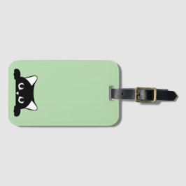 Funny Cat Silhouette Gepäckanhänger