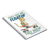 Funny Cat Skate Board sie hassen Geschenk für Kind Notizblock (Rechte Seite)