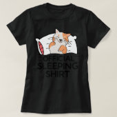 Funny cat Sleeping Shirt Pajamas (Design vorne)