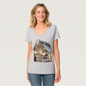 FUNNY CAT Sleeping T - Shirt (Vorderseite Vollansicht)