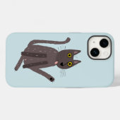 Funny Cat Spaß Case-Mate iPhone Hülle (Rückseite (Horizontal))