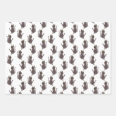 Funny Cat Spaß Geschenkpapier Set (Vorderseite 2)
