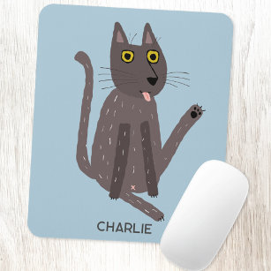 Funny Cat Spaß Personalisiert Mousepad