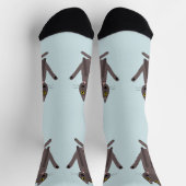 Funny Cat Spaß Socken (Oben)