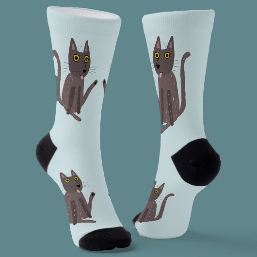 Funny Cat Spaß Socken