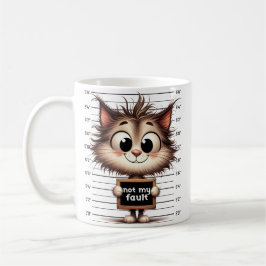 Funny Cat Sprichwort Kaffeetasse