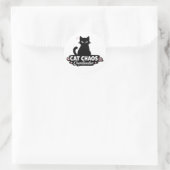 Funny Cat Sticker / Cat Chaos Coordinator Pun (Tasche)