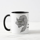 Funny Cat Super Power Tasse (Links)