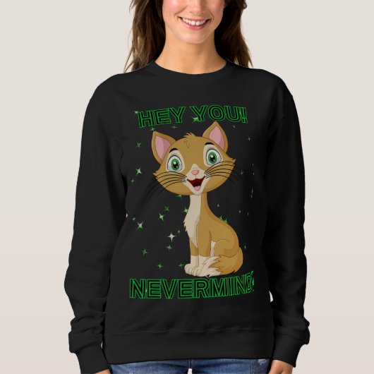 Funny Cat Sweatshirt (Vorderseite)