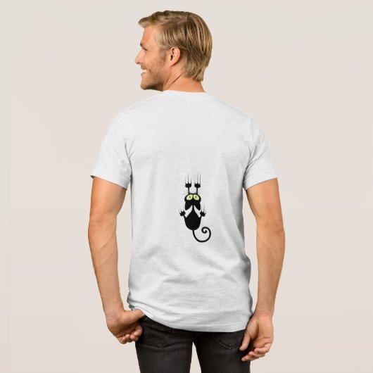 Funny Cat T - Shirt (Rückseite voll)