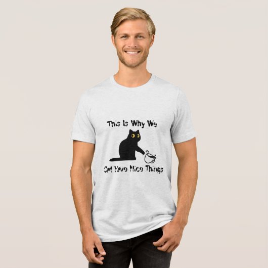 Funny Cat T - Shirt (Vorderseite voll)