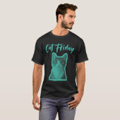 Funny Cat T-Shirt (Vorne ganz)