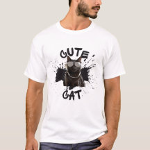 Funny Cat T - Shirt , Cat Shirt , Cat Lover Shirt,