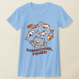 Funny Cat T - Shirt - KONNICHIWA FISHES