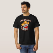 Funny Cat T - Shirt - "MEOWDY" (Vorne ganz)